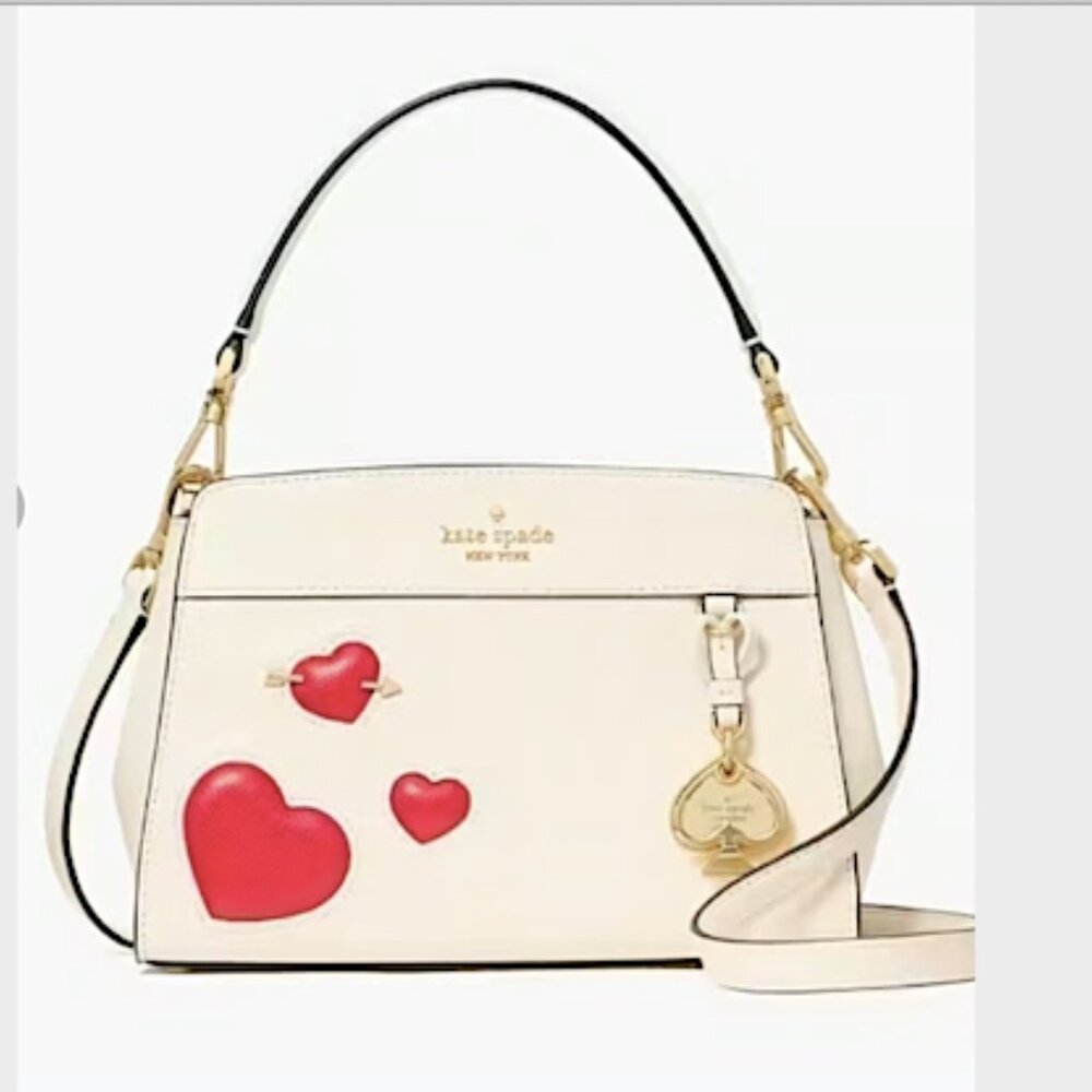 KATE SPADE MADISON PUFFY HEART SMALL TOP HANDLE SATCHEL
